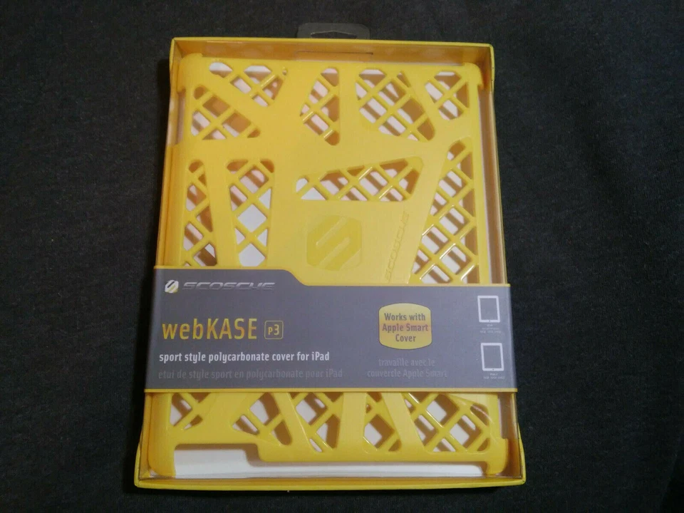 New Scosche webKASE P3 Sport Style Polycarbonate Cover for iPad (Yellow or Teal) - Image 2 of 4