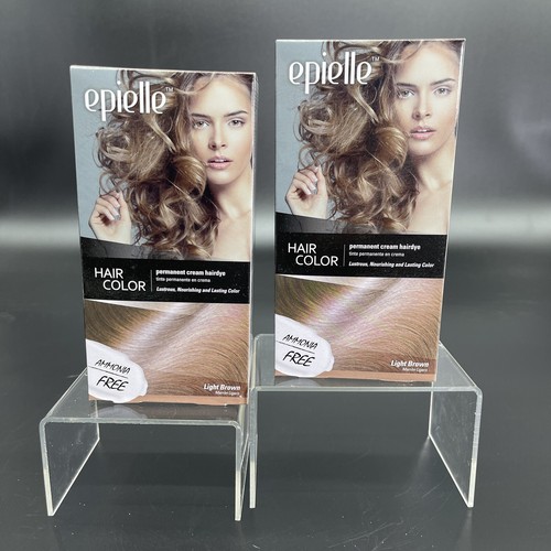 New (2pk) Epielle Hair Color Light Brown Permanent Hairdye eBay
