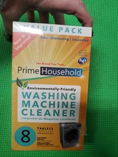  PrimeHousehold Eco-Friendly Washing Machine Cleaner, 8-XL-Tablets