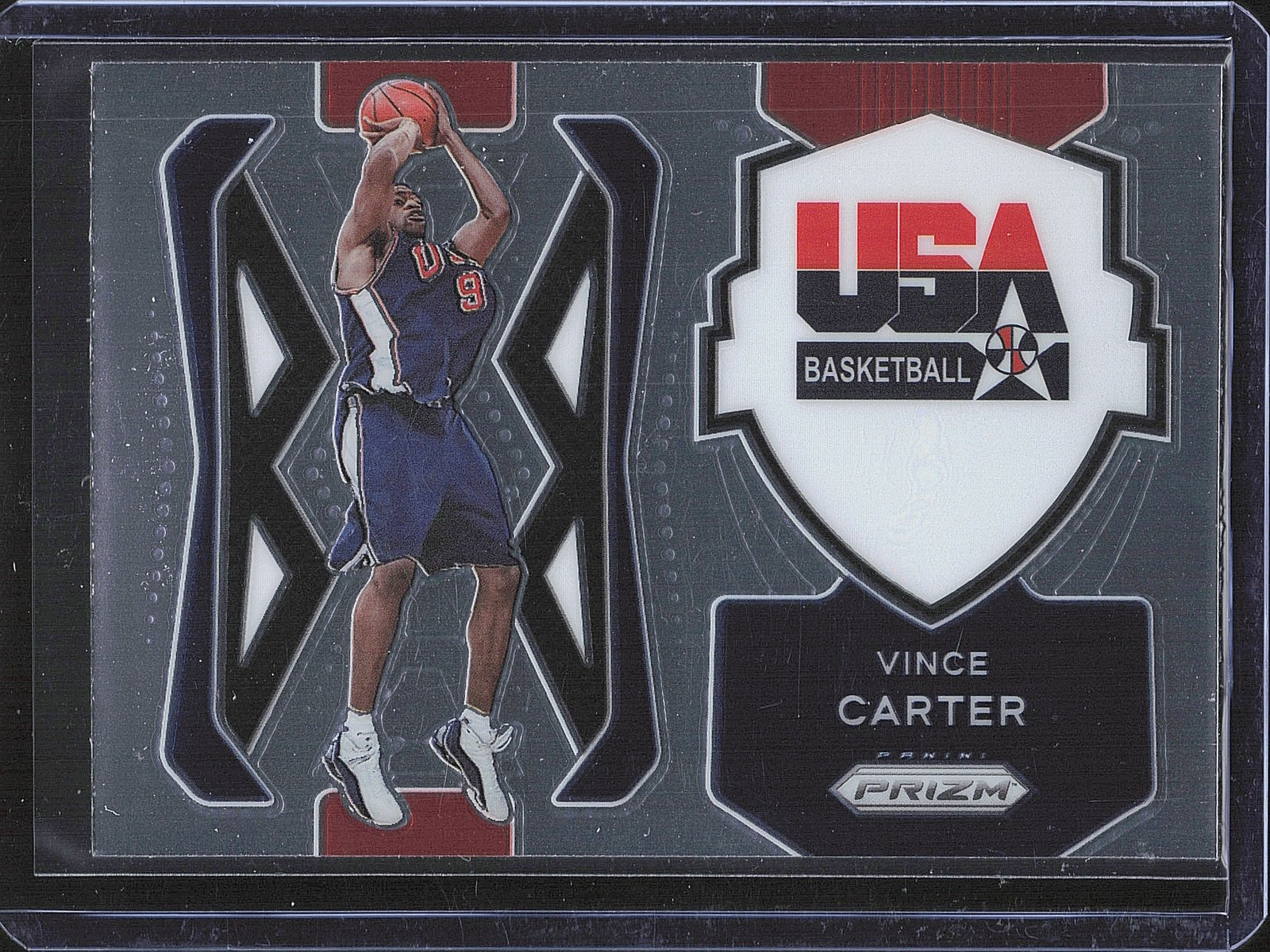 Vince Carter 2021-22 Panini Prizm USA Basketball Insert #6 Raptors