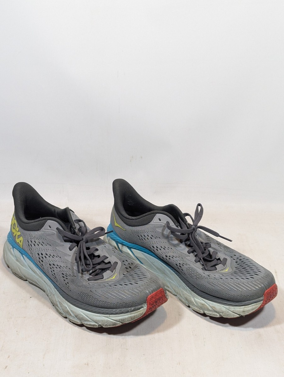 Hoka One One Clifton 7 Running Shoes, Grey, Men\'s Size 11M great condition. Hoka One One Clifton 7 Gray Running Shoes Men main image 4