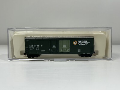 N Scale Atlas British Columbia Evans DPD Box Car Brand New MTL Couplers 