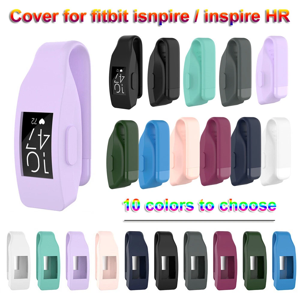 Metal Clip Holder Watch Case Silicone Cover For Fitbit Inspire