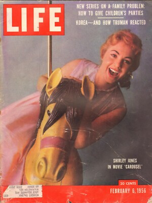 LIFE February 6,1956 Shirley Jones / Desegregation Fight / California Train Wrec