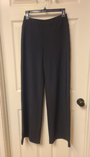 Boston Proper Women Black Active Pants XS - EXC COND - Stretch - Wide Leg Fit