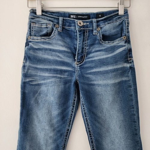 Conner Boot Cut jeans blue boys size 12 - Picture 3 of 7