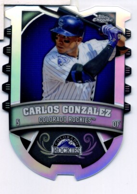 2014 (ROCKIES) Topps Chrome Chrome Connections Die Cuts #CCCG Carlos Gonzalez