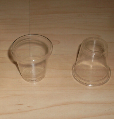 100 PLA Schnapsgläser 30 ml Becher Party Einweg Schnapsglas Kurzer Neu
