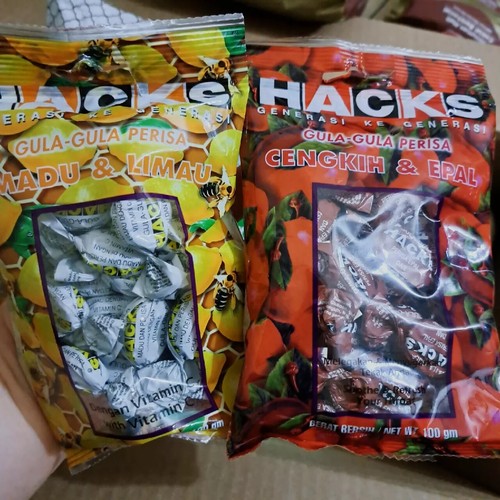 HACKS Variety Flavors Cough Drop Candy Sweet 100g Free Shipping - Picture 2 of 10
