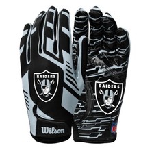 WILSON Las Vegas Raiders NFL stretch fit receivers gloves [adult]