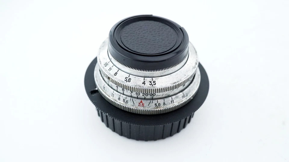 Vintage SLR Silver KMZ Industar 50 3,5 50mm Zenit lens M39/M42/Nikon F portrait - Image 2 of 4