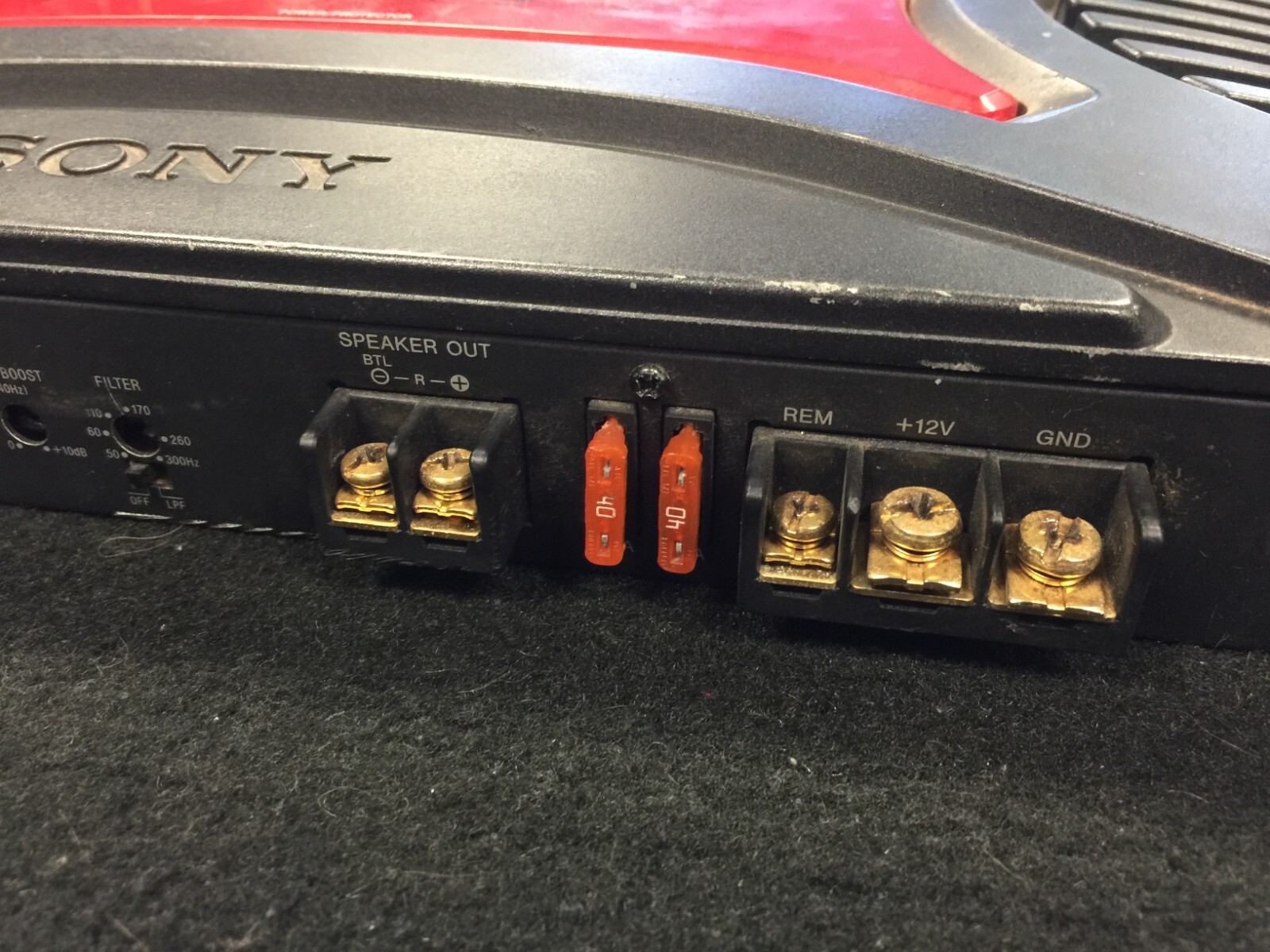 SONY XPLOD 2 Channel Car Stereo Amplifier 1200W XM2200GTX TESTED eBay