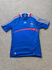 2008 France National Team Home Jersey – Blue – Authentic – Men’s Small – Used