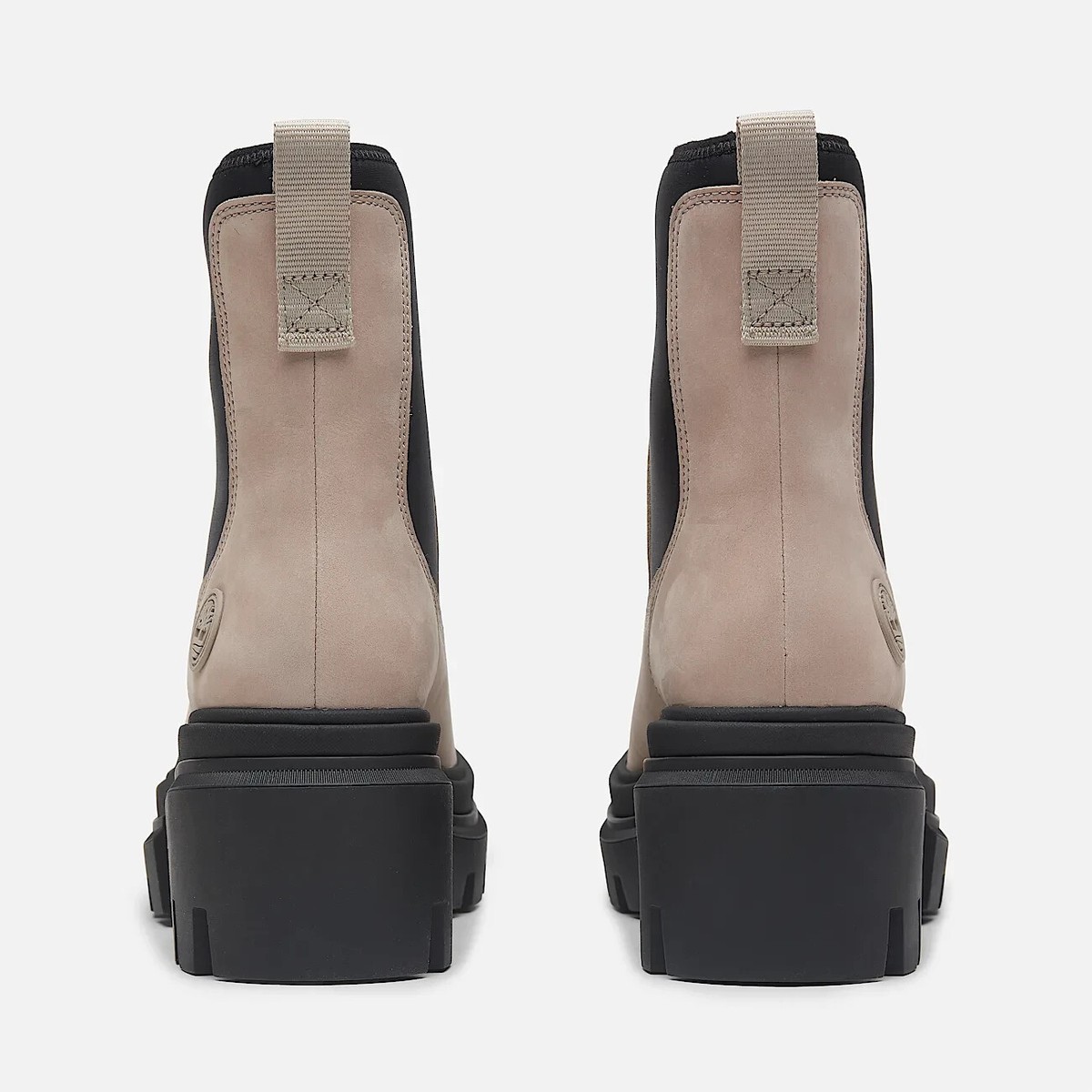 ■Timberland■ Women's Everlay Chelsea Boots Beige A61QMEF6 Timberland Women's Everleigh Mid Chelsea Premium Boot Beige