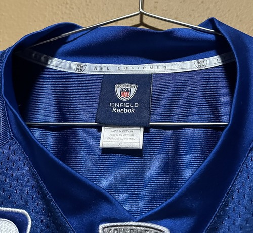 Reebok Peyton Manning On Field SUPER BOWL XLIV Colts NFL Jersey Mens Size 52 - Picture 3 of 4