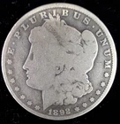 1892 O Morgan Silver Dollar, 2,744,000 Minted, 90% Silver, KM# 110