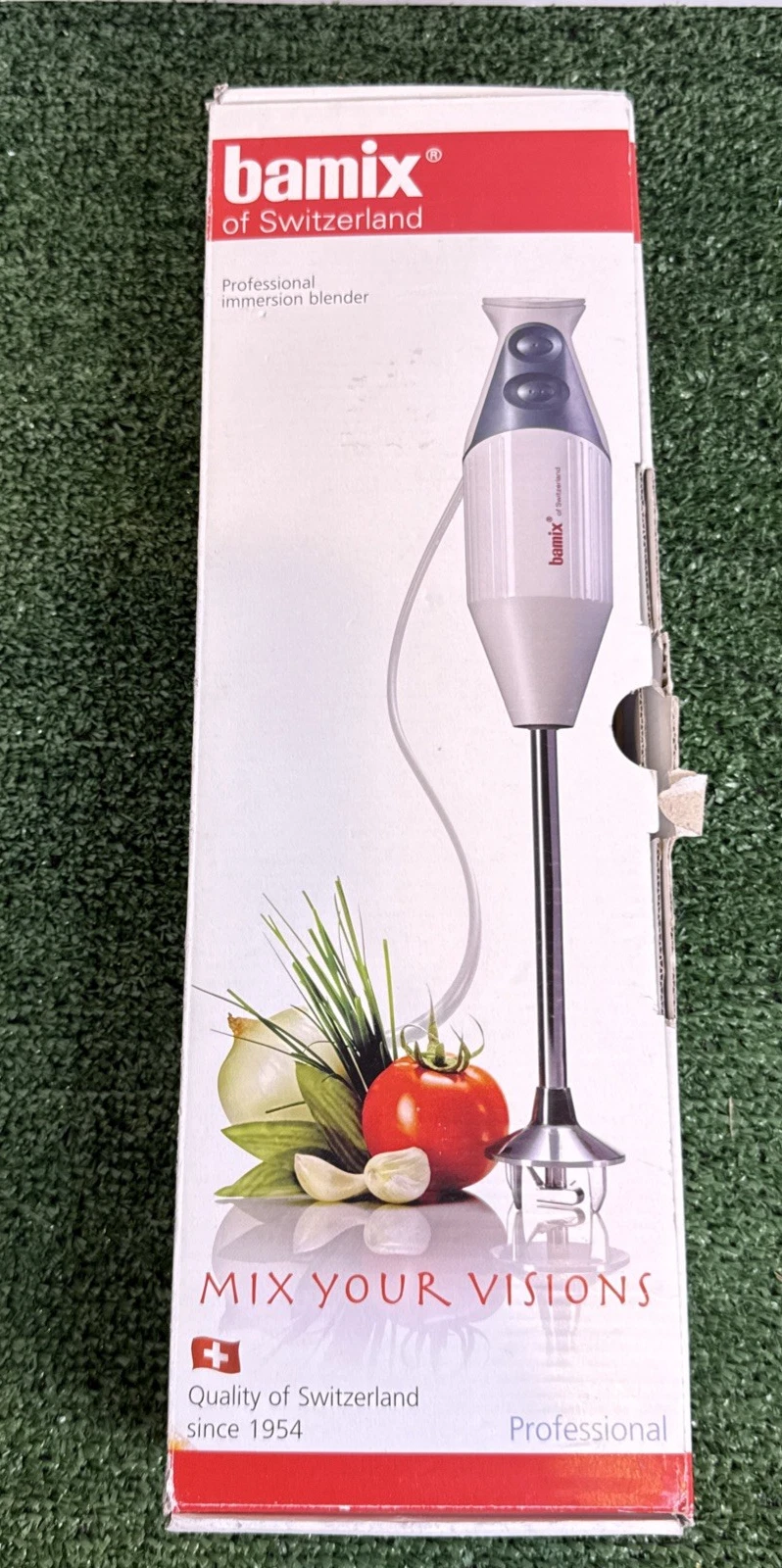 Bamix Professional Immersion Blender Hand Mixer Swiss Made w Box Accessories
Opens in a new window o