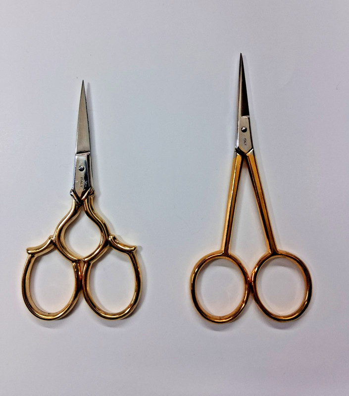 Italian made scissors lot with Epaulette and Long Reach scissors