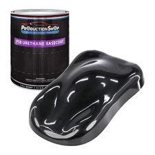 ProductionShop 1 Quart Black Metallic Performance Basecoat Auto Paint