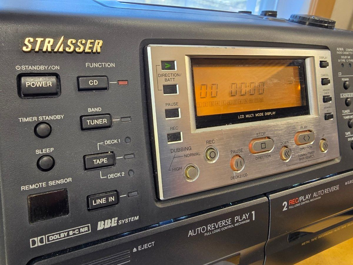 AIWA STRASSER CSD-SR8 Bluetooth CD Radio-Cassette Player | eBay AIWA STRASSER CSD-SR8 Bluetooth CD Radio-Cassette Player | eBay