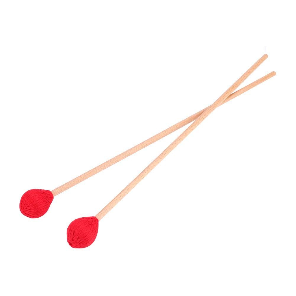 Maillets de marimba anti vibration avec manche ergonomique et fil rouge