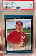 2002 Bowman Joey Votto Draft Picks PSA 7