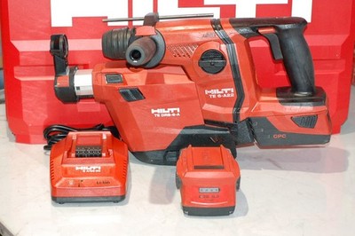 Hilti-TE6-A22 Akku Bohrhammer+TE DRS-4/6 Staubabsaugung+Ladegerät+2xAkku+Koffer
