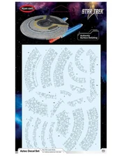 New Polar Lights 1:1400 Star Trek U.S.S. Cerritos Aztec Decal Set MKA072