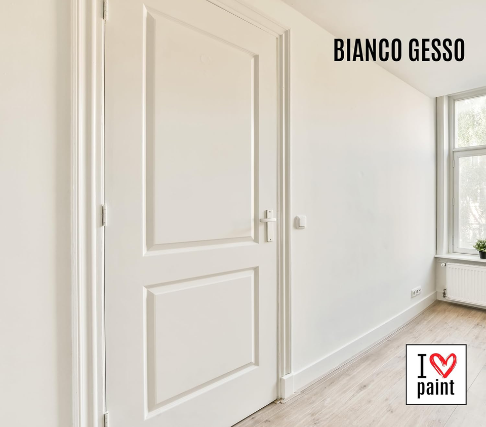 Vernice Gessosa I Love Chalk Paint Terracotta | Set 2 Barattoli 750 Ml + Pennello 40 Mm, Aderisce Senza Carteggiare, Per Mobili Legno E Metallo