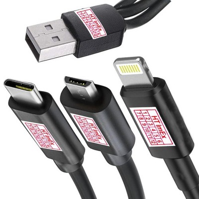 3in1 USB kabel Schnell Ladekabel schwarz kompatibel für Leagoo Elite 3 MT6582