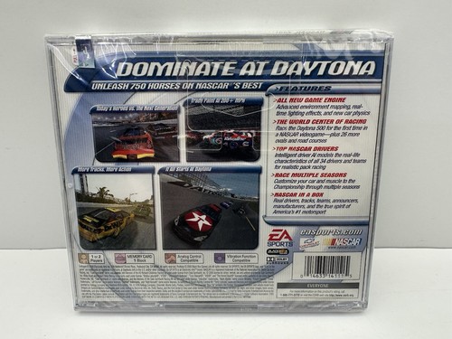 NASCAR 2001 (Sony Playstation 1 PS1, 2000) Brand New Factory Sealed - Picture 3 of 4
