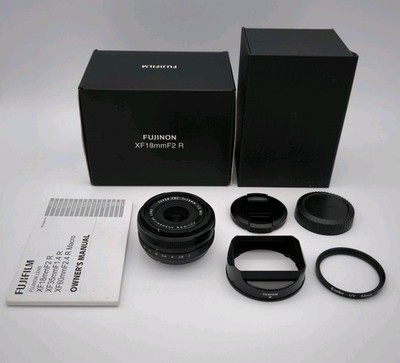 FUJINON XF18mm f/2 R Super EBC Fujifilm XF 2/18R Fuji Objektiv !! Topzustand !! 