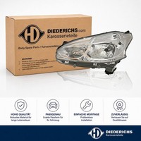 Hauptscheinwerfer Links Diederichs 4227081 FÜR Peugeot Frontscheinwerfer