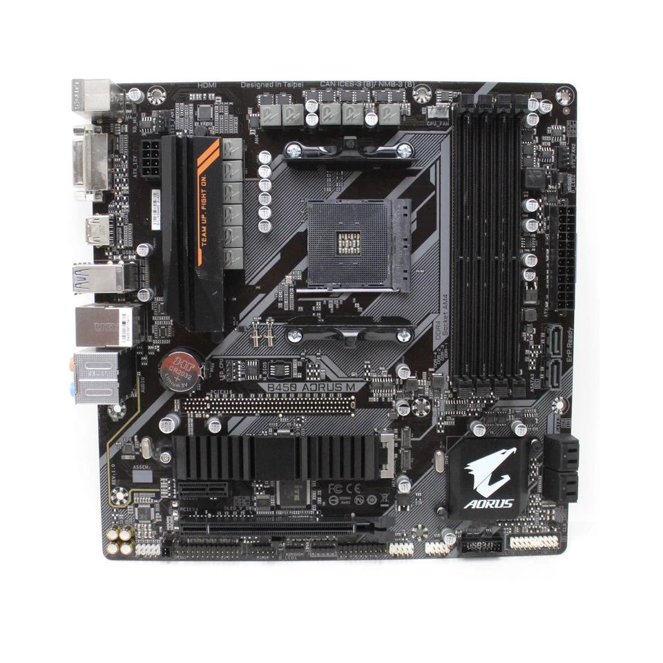 Gigabyte B450 AORUS M AMD B450 Mainboard MicroATX Sockel AM4 TEILDEFEKT #335454