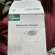 Brand New White AOTUDA 45KHZ ULTRASONIC RETAINER CLEANER MACHINE 200ML DENTURE