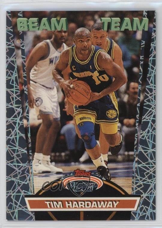 1992-93 Topps Stadium Club Beam Team Members Only Tim Hardaway #14 HOF 04dh