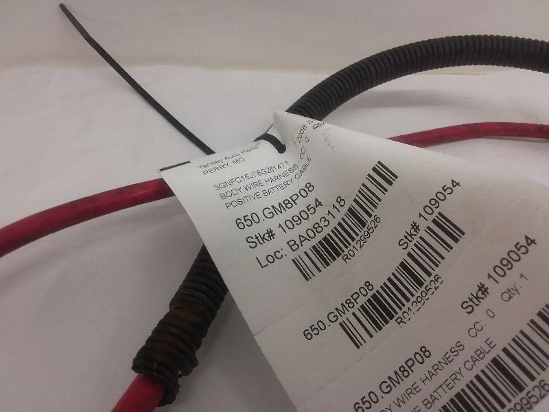 2007-2014 Chevrolet Suburban 1500 Original Equipment Positive Battery Cable - Image 4 of 4
