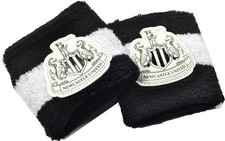 Newcastle United Cotton Wristbands Black Sweatband Football Mens Womens