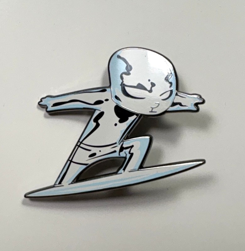 RARE Marvel SILVER SURFER 2019 SDCC Skottie Young Pin San Diego Comic Con Enamel