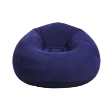 Bean Bag Chair, Ultra Soft Inflatable Lazy Sofa Memory Foam Bean Bag Chair Co...