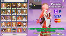 Genshin Impact AR 60 America - Yae Miko - Raiden Shogun - Hu Tao - Arataki Itto
