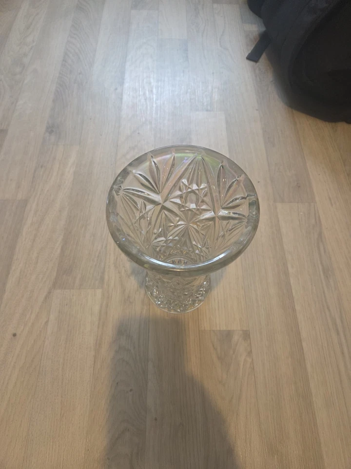 Vase Kristalglas 20cm Hoch