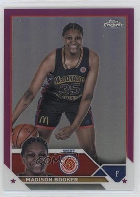 2023 Chrome McDonald's All American Fuchsia Refractor 67/150 Madison Booker 0j3l