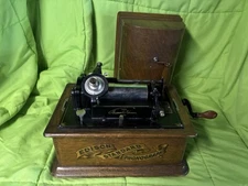 Antique Oak Edison Standard A Cylinder Phonograph 