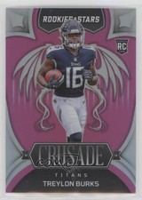 2022 Panini Rookies & Stars Crusade Pink Prizm 17/75 Treylon Burks #CR-19 1u6
