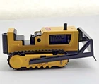 Vintage 1970's 4" TONKA Pressed Steel Bulldozer Yellow & Black Complete CLEAN!