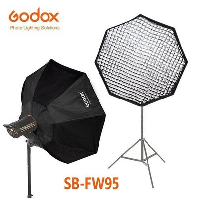 Godox SB-FW95 95cm Bowens Mount Grid Oktagon Faltbare Softbox für Studioblitz