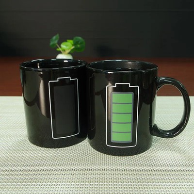 Farbwechsel Keramiktasse Kaffee Tee Neuheit Geschenk Hitzeempfindliche Tasse