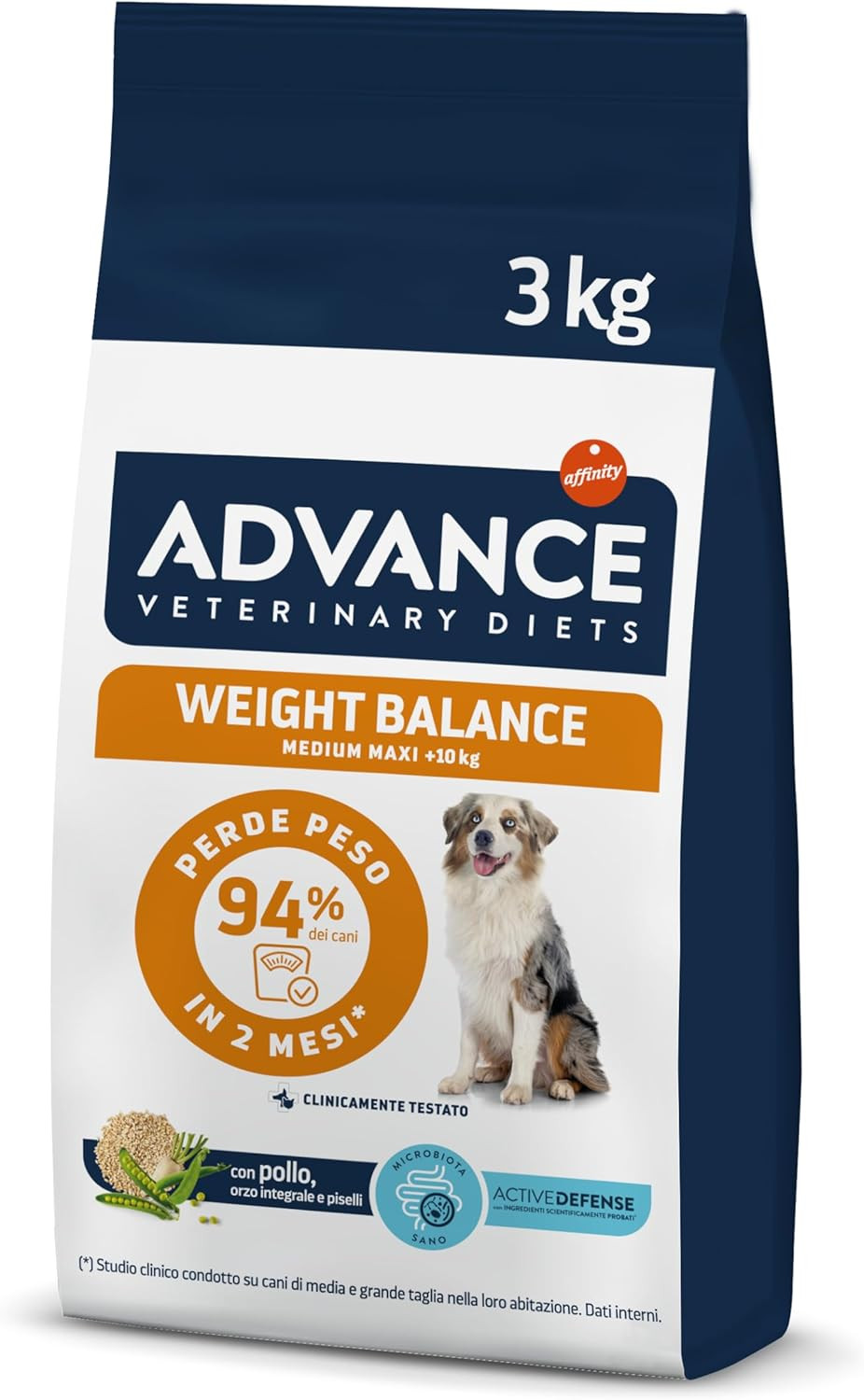 Cibo Dietetico Advance Weight Balance Medium-Maxi | Controllo Peso Cane