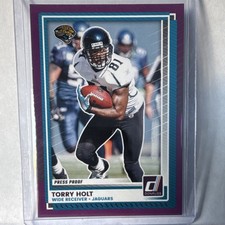 2025 Panini Donruss Press Proof Torry Holt Jaguars #119